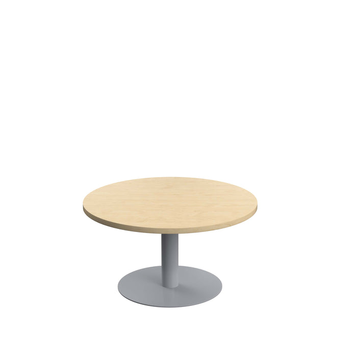 Contract Low Table Maple With Grey Leg 800Mm 