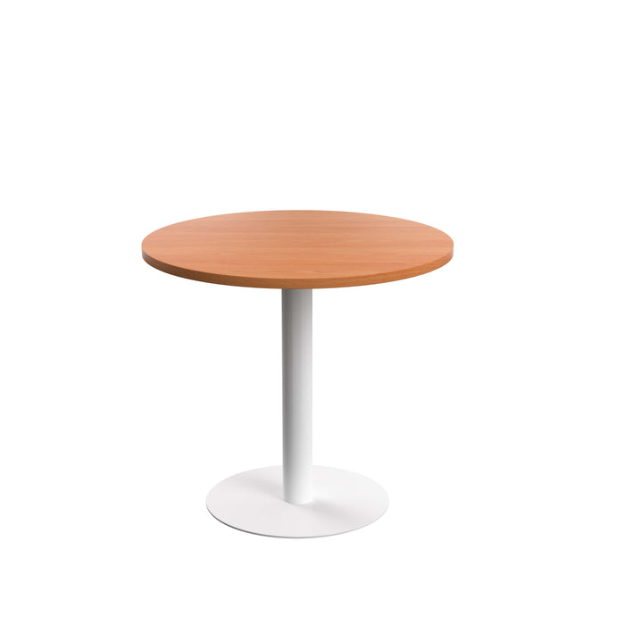 Contract Mid Table Beech With White Leg 800Mm 