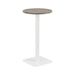 Contract High Table Grey Oak With White Leg 600Mm 