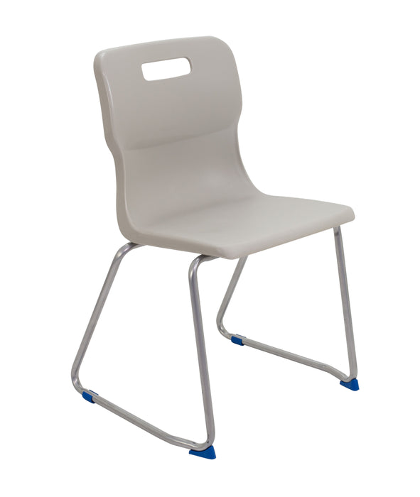 Titan Skid Base Size 6 Chair Grey  