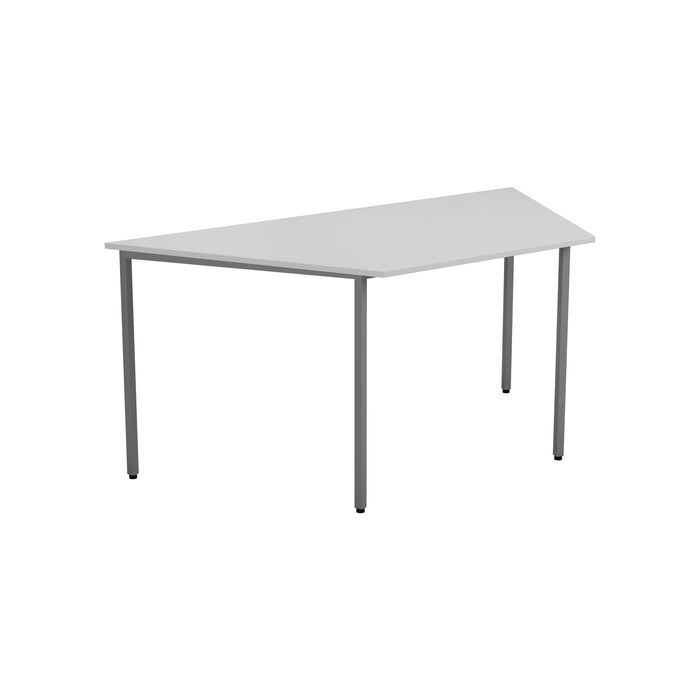 Trapazoidial Multipurpose Table With 18Mm Desktop 1600 X 800Mm White  