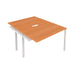 Cb 2 Person Extension Bench With Cut Out 1400 X 800 Beech White