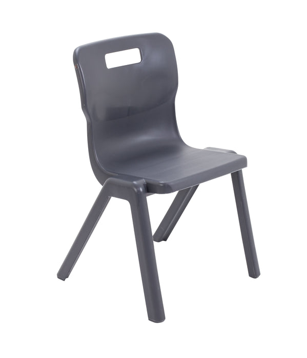 Titan One Piece Size 4 Chair Charcoal  
