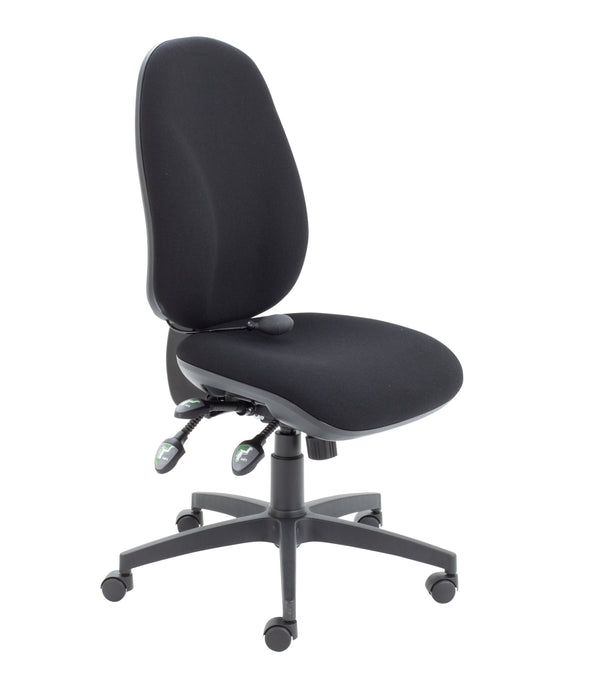 Maxi Ergo Office Chair With Lumbar Pump Black No Arms 