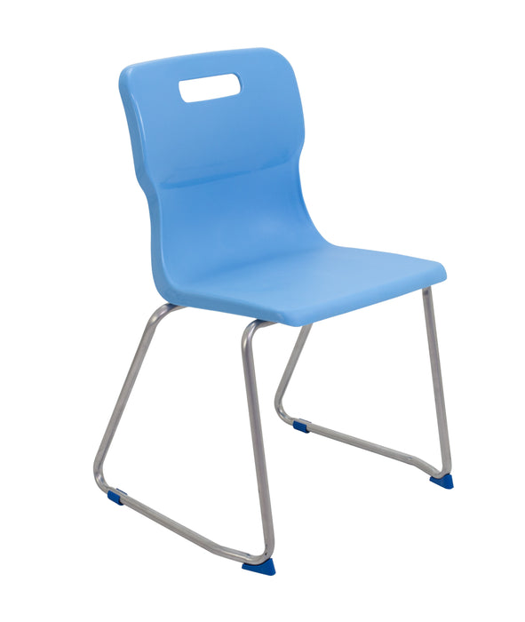 Titan Skid Base Size 6 Chair Sky Blue  