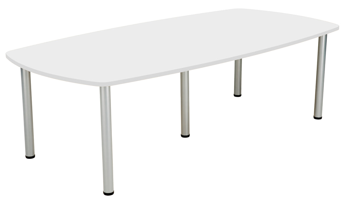 One Fraction Plus Boardroom Table 2400 White 