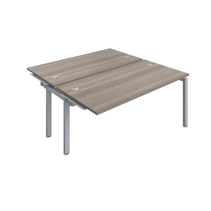 Telescopic 2 Person Grey Oak Bench Extension With Cable Port 1200 X 800 White 