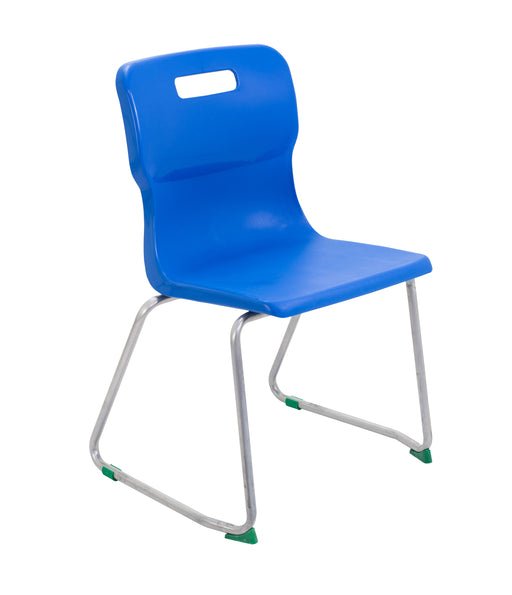 Titan Skid Base Size 5 Chair Blue  