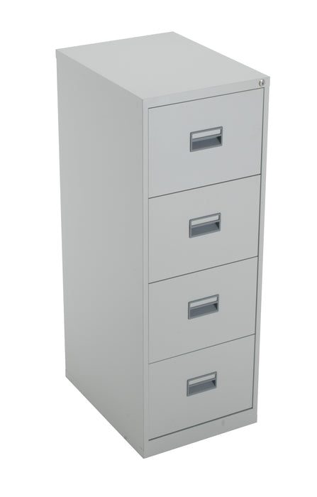 Talos Tc Steel 4 Drawer Filing Cabinet Grey  