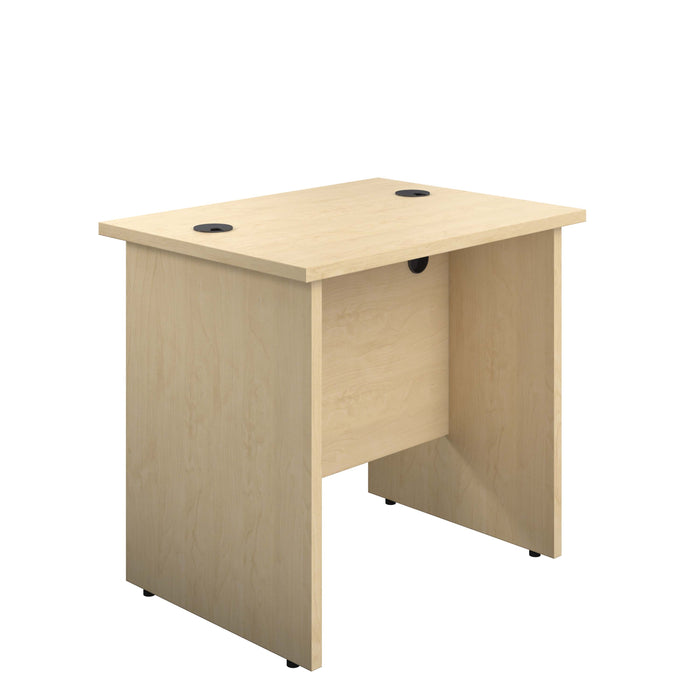 Panel Rectangular Desk 1600 X 600 Maple No Pedestal