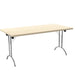 One Union Rectangular Folding Table 1600 X 800 Silver Maple