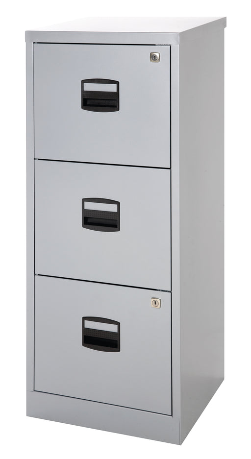 Bisley A4 Personal And Home 3 Drawer Filer Grey  
