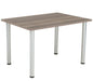 One Fraction Plus Rectangular Meeting Table 1280 Grey Oak 