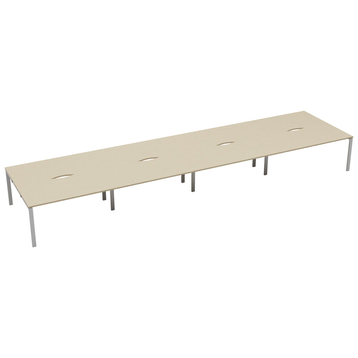 Cb 8 Person Bench With Cut Out 1200 X 800 Maple Silver