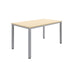 Fraction Infinity Meeting Table 140 X 80 Maple Silver Legs