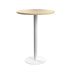 Contract High Table Maple With White Leg 800Mm 