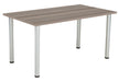 One Fraction Plus Rectangular Meeting Table 1480 Grey Oak 