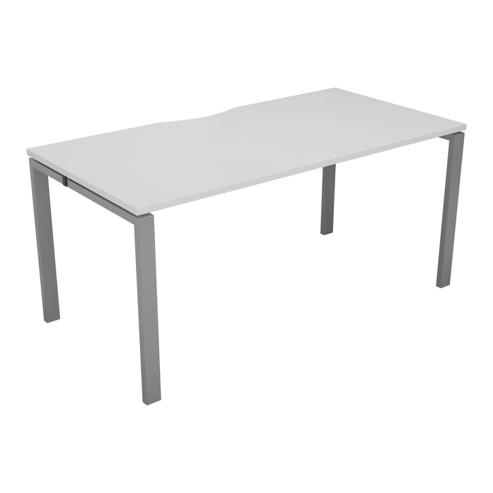 Cb 1 Person Bench With Cut Out 1200 X 800 White Black