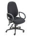 Maxi Ergo Office Chair With Lumbar Pump Charcoal Fixed Arms 