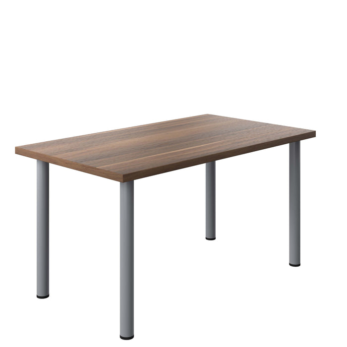 One Fraction Plus Rectangular Meeting Table 1480 Dark Walnut 
