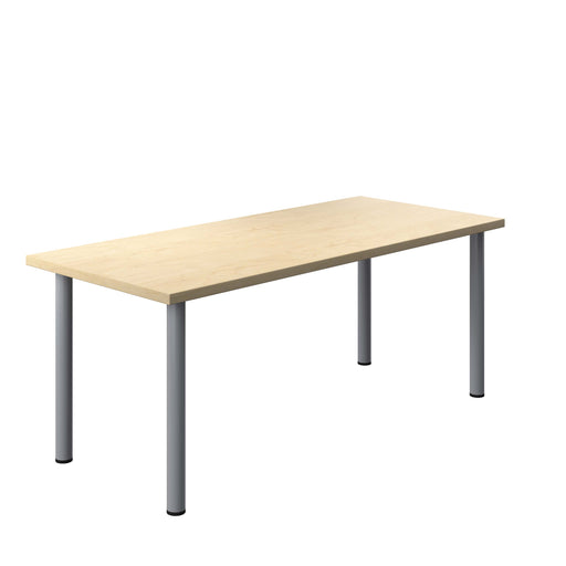 One Fraction Plus Rectangular Meeting Table 1880 Maple 