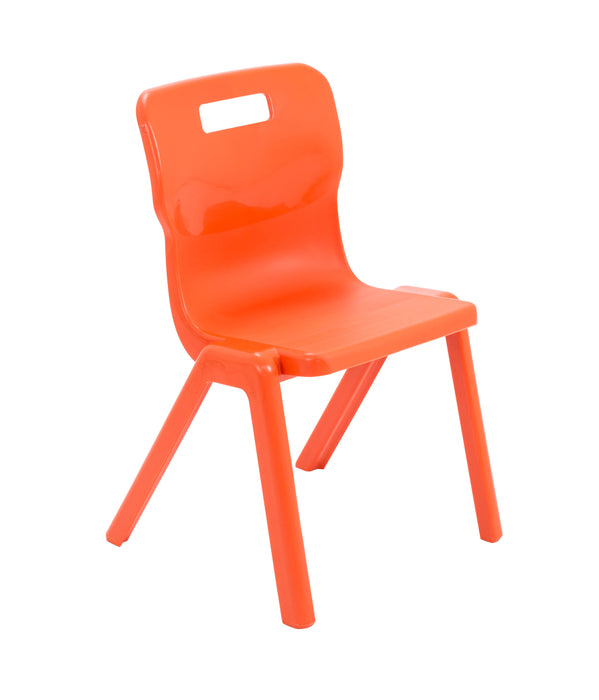 Titan One Piece Size 4 Chair Orange  